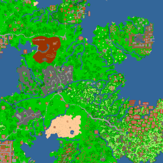 Tibia Game Map